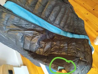 Parka plumífero Quechua negra T.XL