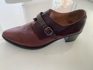 Zapatos Hispanitas granate talla 41