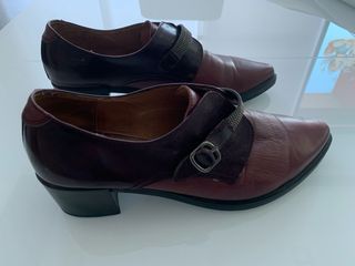 Zapatos Hispanitas granate talla 41