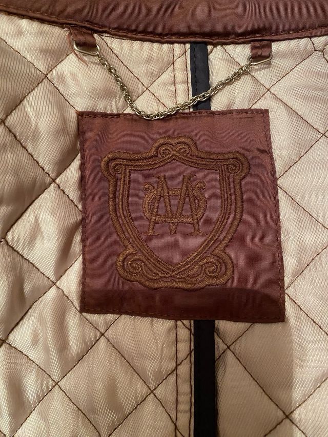 Chaqueta acolchada Massimo Dutti marrón