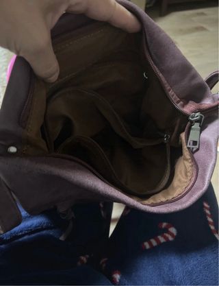 Lote 2 bolsos: verde y morado