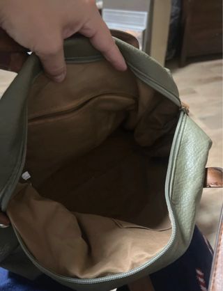 Lote 2 bolsos: verde y morado