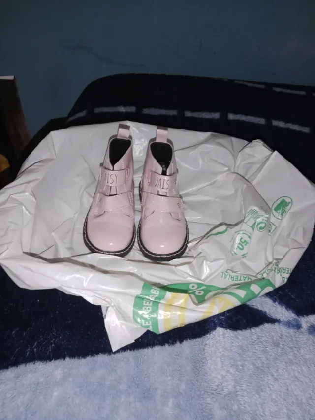 Botas rosas de niña de 3-4 años