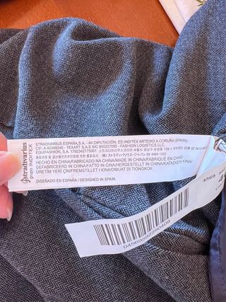 Pantaloni eleganti Stradivarius grigi - Taglia L