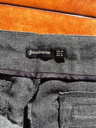 Pantaloni eleganti Stradivarius grigi - Taglia L