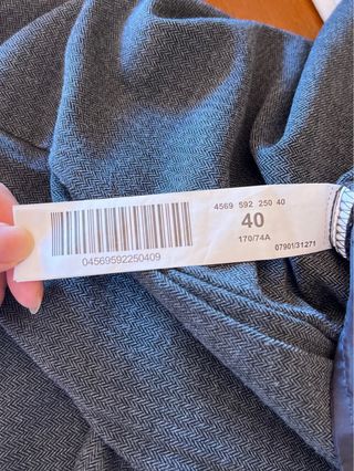 Pantaloni eleganti Stradivarius grigi - Taglia L