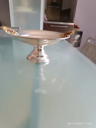 Alzatina in silverplate diam 22