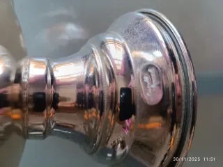 Alzatina in silverplate diam 22