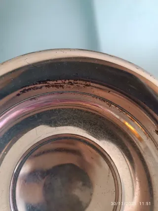 Alzatina in silverplate diam 22