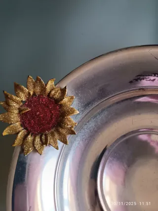 Alzatina in silverplate diam 22