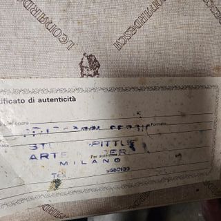 Quadro olio su compensato