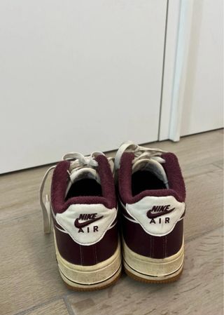 Nike Air Force 1 Bianche e Bordeaux