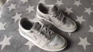 Air Jordan 1 Retro Beige/Plata