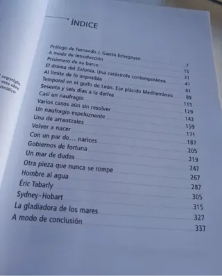 Temporales y naufragios. Pipe Sarmiento.