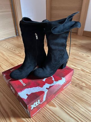 Botas Xti Ante Negras Talla 40