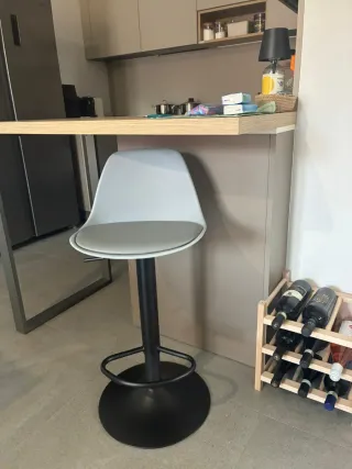 Set 2 sgabelli grigi