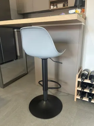 Set 2 sgabelli grigi