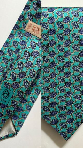 Corbata Loewe Verde Sombrillas