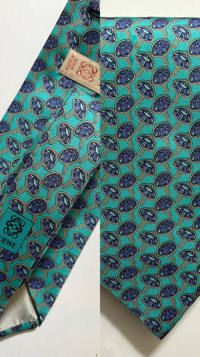 Corbata Loewe Verde Sombrillas