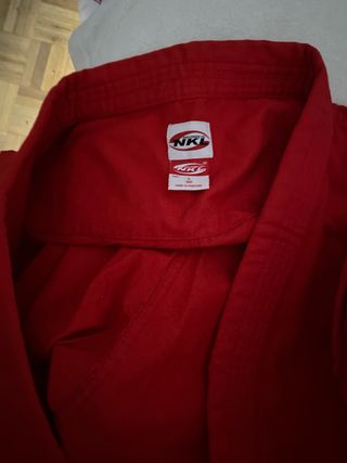 Traje de Yudo o Defensa Personal Rojo