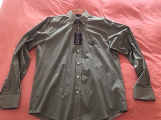 Camisa Valecuatro cuadros manga larga