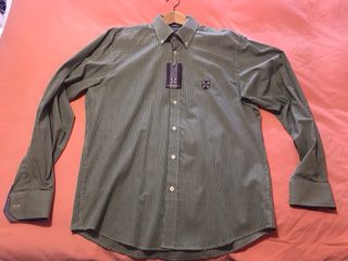 Camisa Valecuatro cuadros manga larga