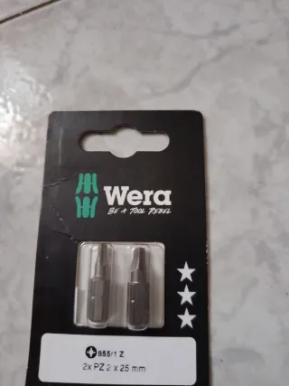 Set 4 Piezas Herramientas Atornillar Parkside Wera