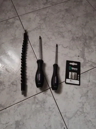 Set 4 Piezas Herramientas Atornillar Parkside Wera