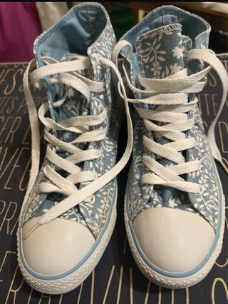 Zapatillas John Smith altas azules y blancas