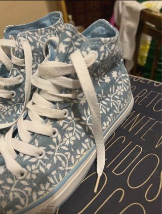 Zapatillas John Smith altas azules y blancas