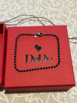 Bracciale DoDo sfere nere e oro