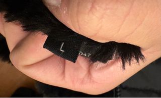 Giubbotto pellicciotto donna reversibile nero