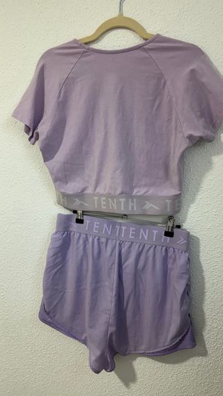 Conjunto deportivo Tenh morado