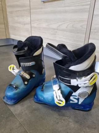 Botes esquí nen Salomom, talla 18, en molt bon est