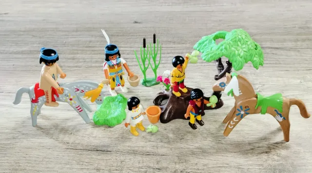Playmobil familia nativa América