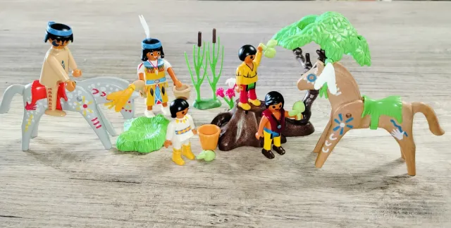 Playmobil familia nativa América