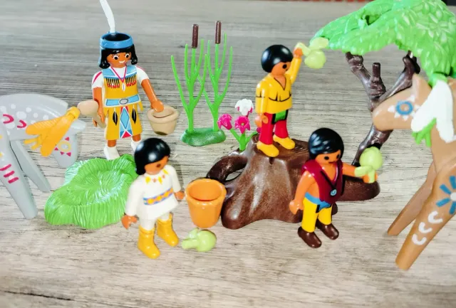 Playmobil familia nativa América