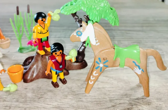 Playmobil familia nativa América