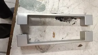 Tiradores cocina aluminio plateado