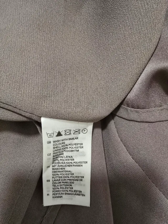 Vestido Midi Negro y Topo