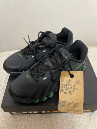 Zapatillas Nike Air Max Niño DN8 Negro/Verde