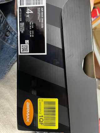 Zapatillas Nike Air Max Niño DN8 Negro/Verde