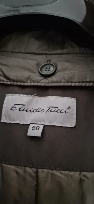 Anorak Emidio Tucci Gris/Verde Talla M