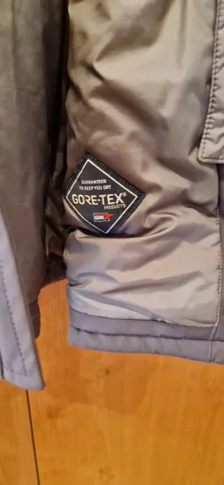 Anorak Emidio Tucci Gris/Verde Talla M