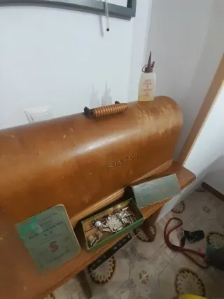 Máquina de coser Singer 1935.
