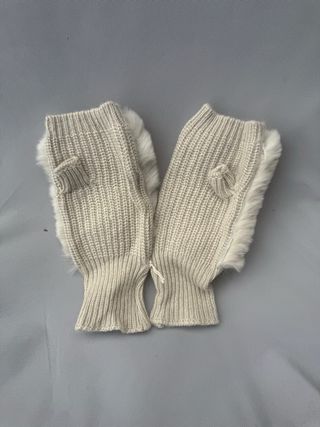 Manicotti Alpo Beige Misto Cachemire