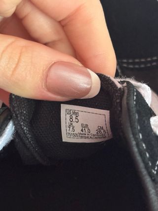 Zapatillas Vans Negras Talla 41