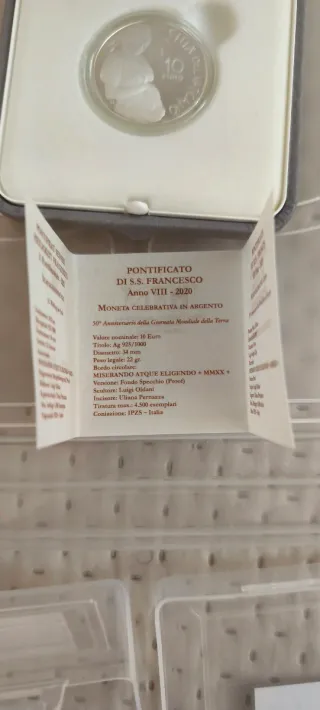 Moneda Plata del Vaticano