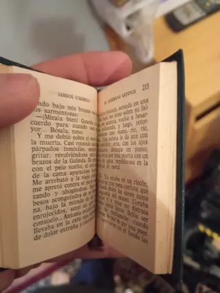 Lote de 9 mini libri antichi.