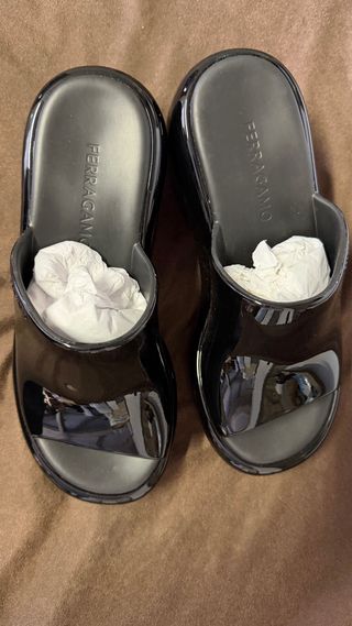 Sandali Salvatore Ferragamo Tg 38 Neri